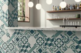 patterned kitchen tile