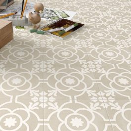 Blomknopp Soft Siena Patterned Cement Effect Tile