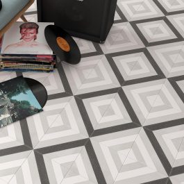 Ett Soft Patterned Cement Effect Tile