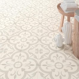 Halvmane Soft Patterned Cement Effect Tile