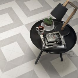 Tre Soft Humo Patterned Cement Effect Tile